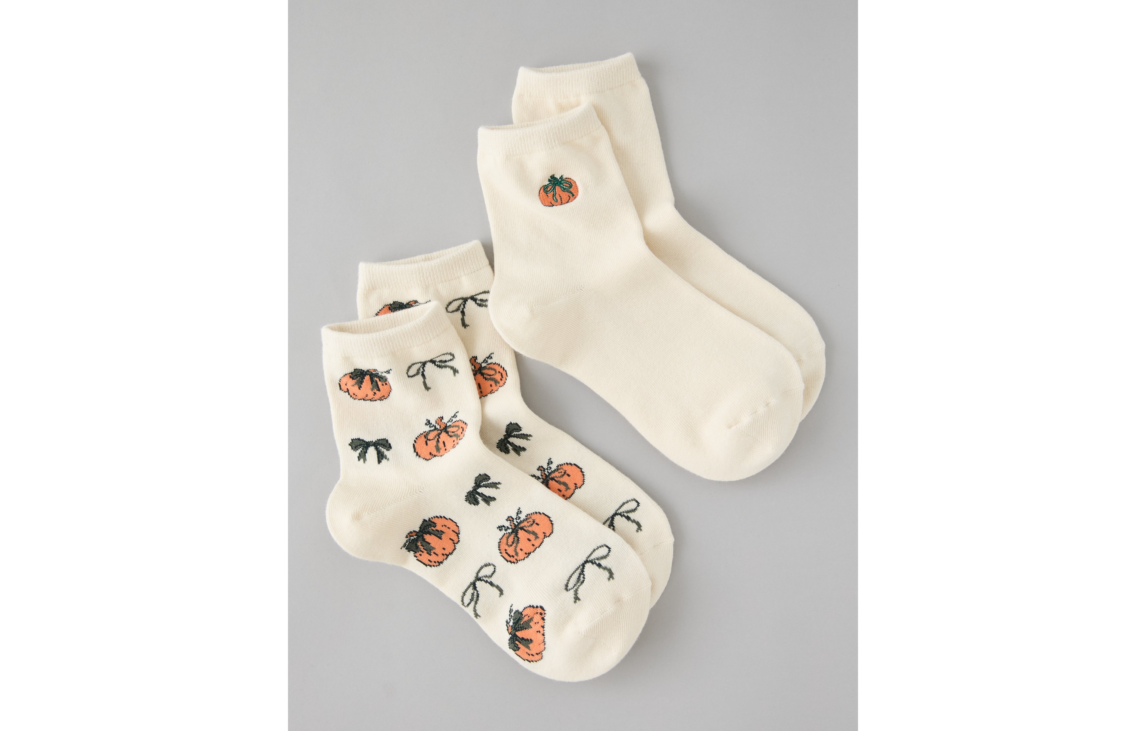 AE Halloween Cropped Crew Socks 2-Pack
