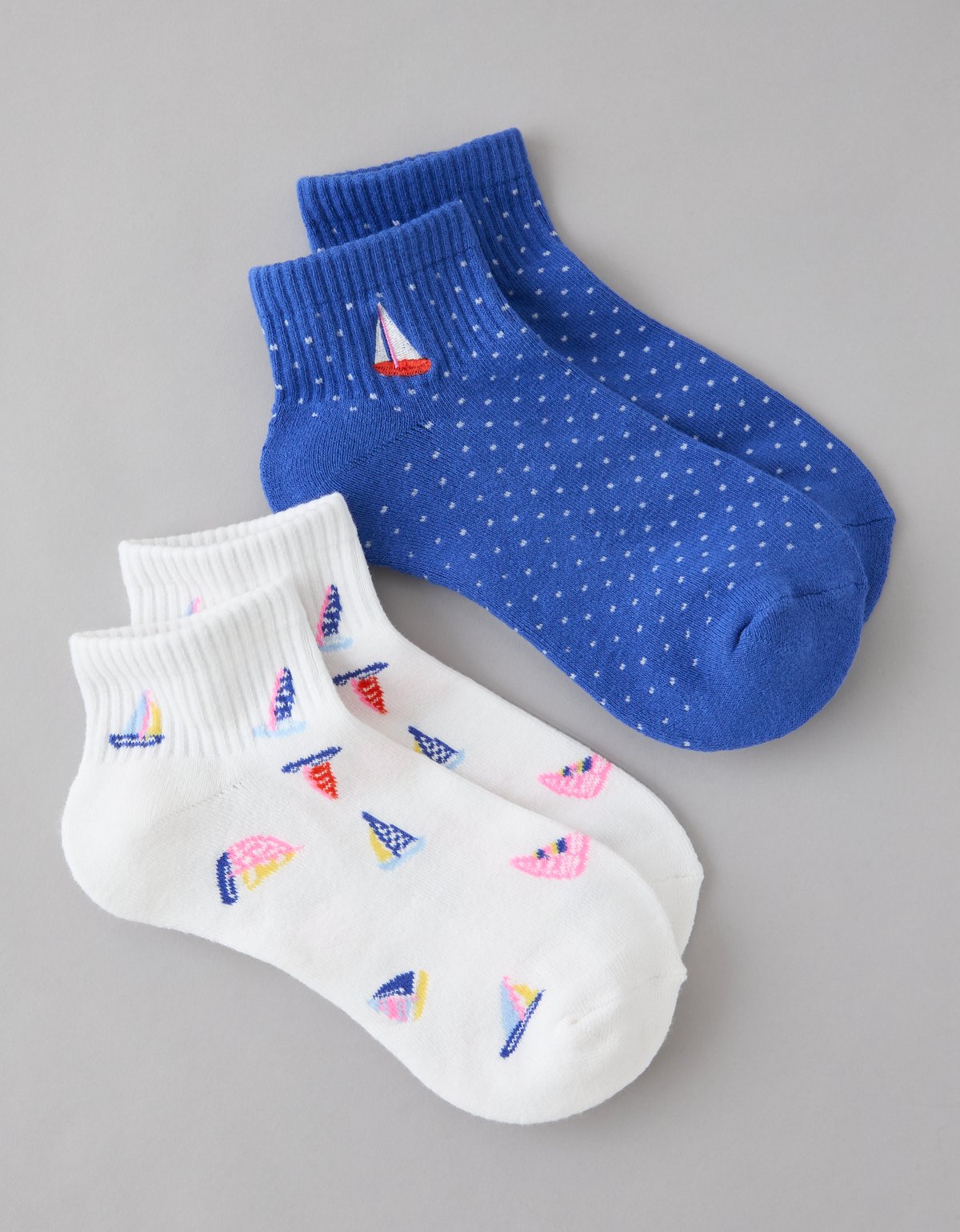 AE Graphic Shortie Crew Socks 2-Pack - image 2