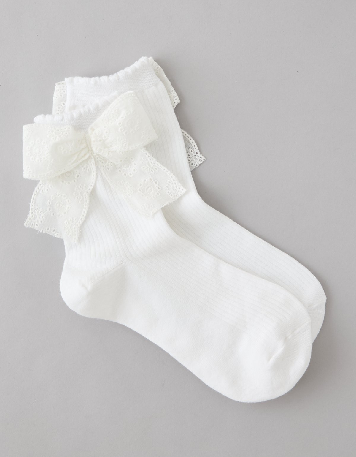 AE Bow Cropped Crew Socks - image 2