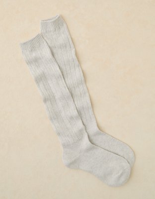 AE Ribbed Knit Knee-High Socks