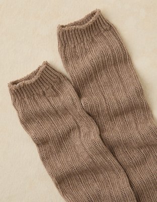 AE Ribbed Knit Knee-High Socks