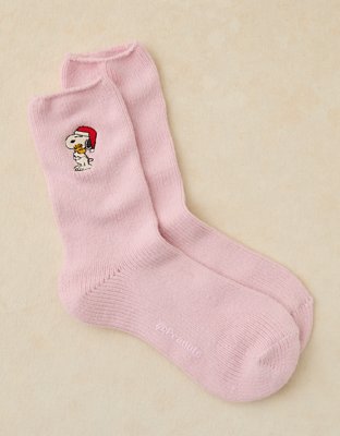 AE Snoopy Cozy Crew Socks