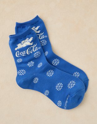 AE Graphic Ruffled Cropped Crew Socks