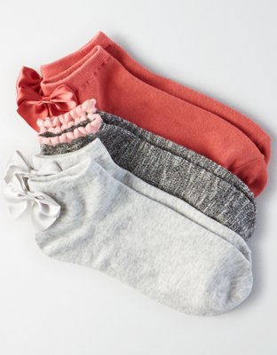 AEO Bow Ankle Sock 3-Pack - 