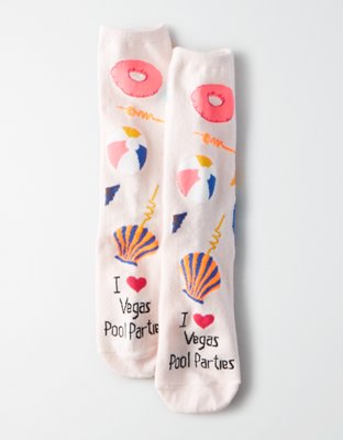AEO Vegas Pool Party Crew Sock - 
