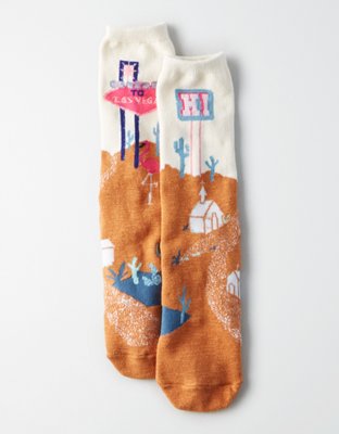 AEO Vegas Landmarks Crew Sock - 