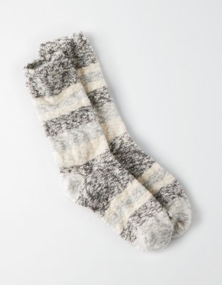 AEO Marled Color Block Crew Sock - 