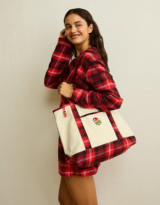 AE Off-Duty Grinch Tote Bag