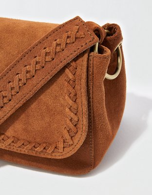 AEO Suede Crossbody Bag