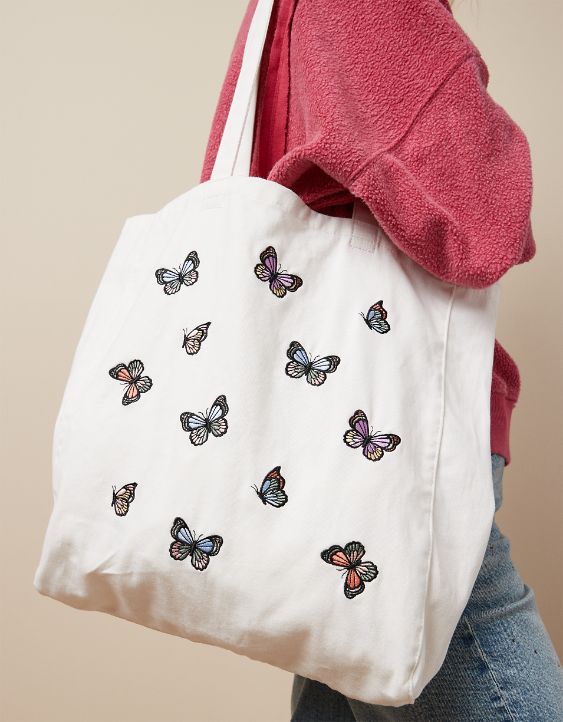AEO Butterfly Tote Bag