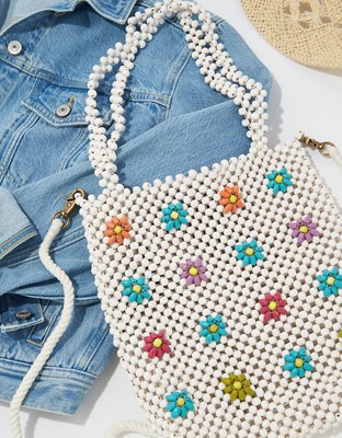 AE Daisy Beaded Bag