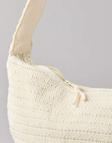 AE Oversized Crochet Sling Bag