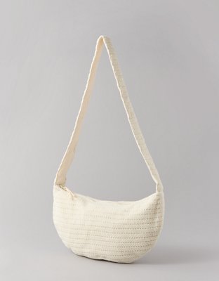 AE Oversized Crochet Sling Bag