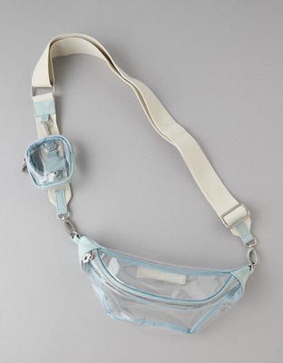 Transparent sling bag sale