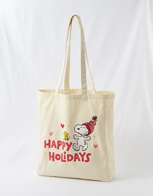 AE Snoopy Holiday Tote