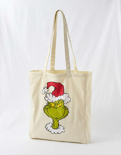 AE Grinch Holiday Tote
