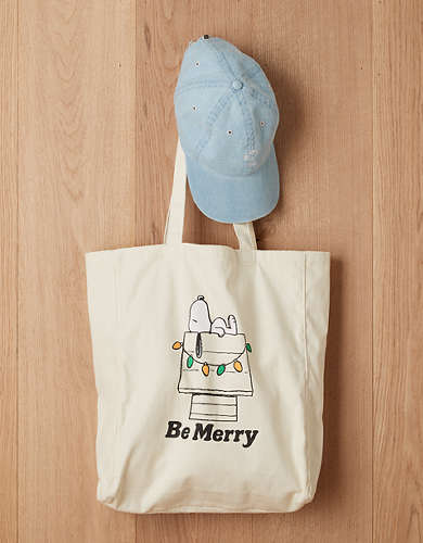 AE Snoopy Be Merry Tote