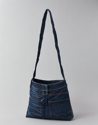 Denim crossbody sales bag