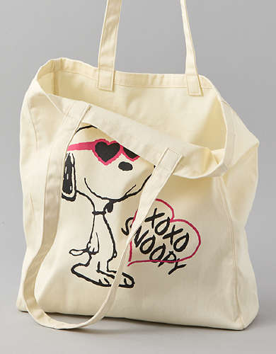 AE Snoopy Love Tote Bag