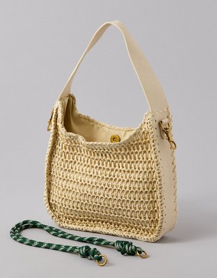 AE Mini Raffia Tote Bag