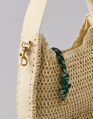 AE Mini Raffia Tote Bag
