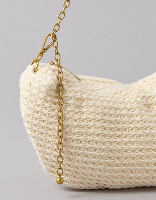 AEO Crochet Crescent Bag