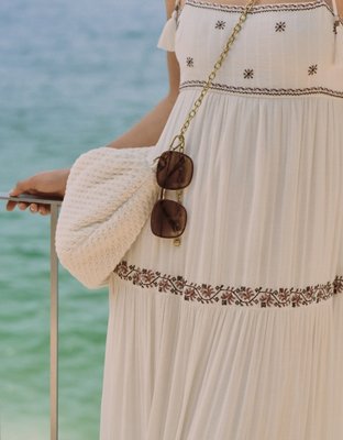 AE Crochet Crescent Bag