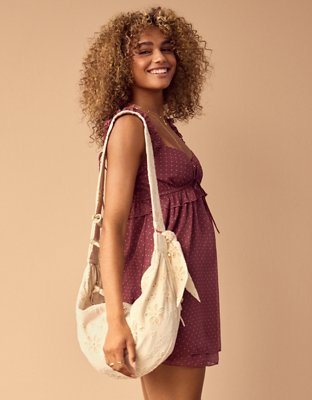 AE Eyelet Slouchy Hobo Bag
