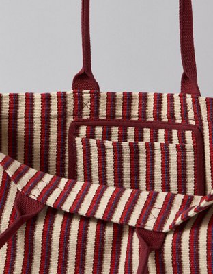 Sac fourre-tout rayé surdimensionné AE