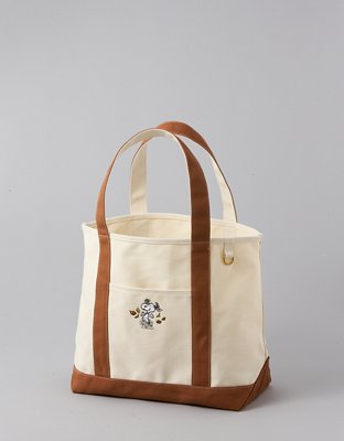 AE Snoopy Fall Graphic Canvas Tote