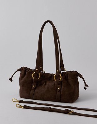 AE Vegan Suede Baguette Bag