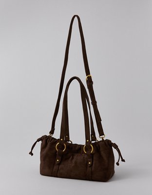 AE Vegan Suede Baguette Bag