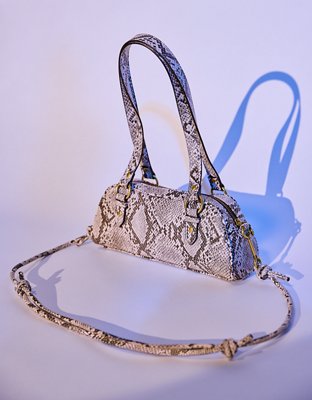 AEO Vegan Leather Bowler Bag