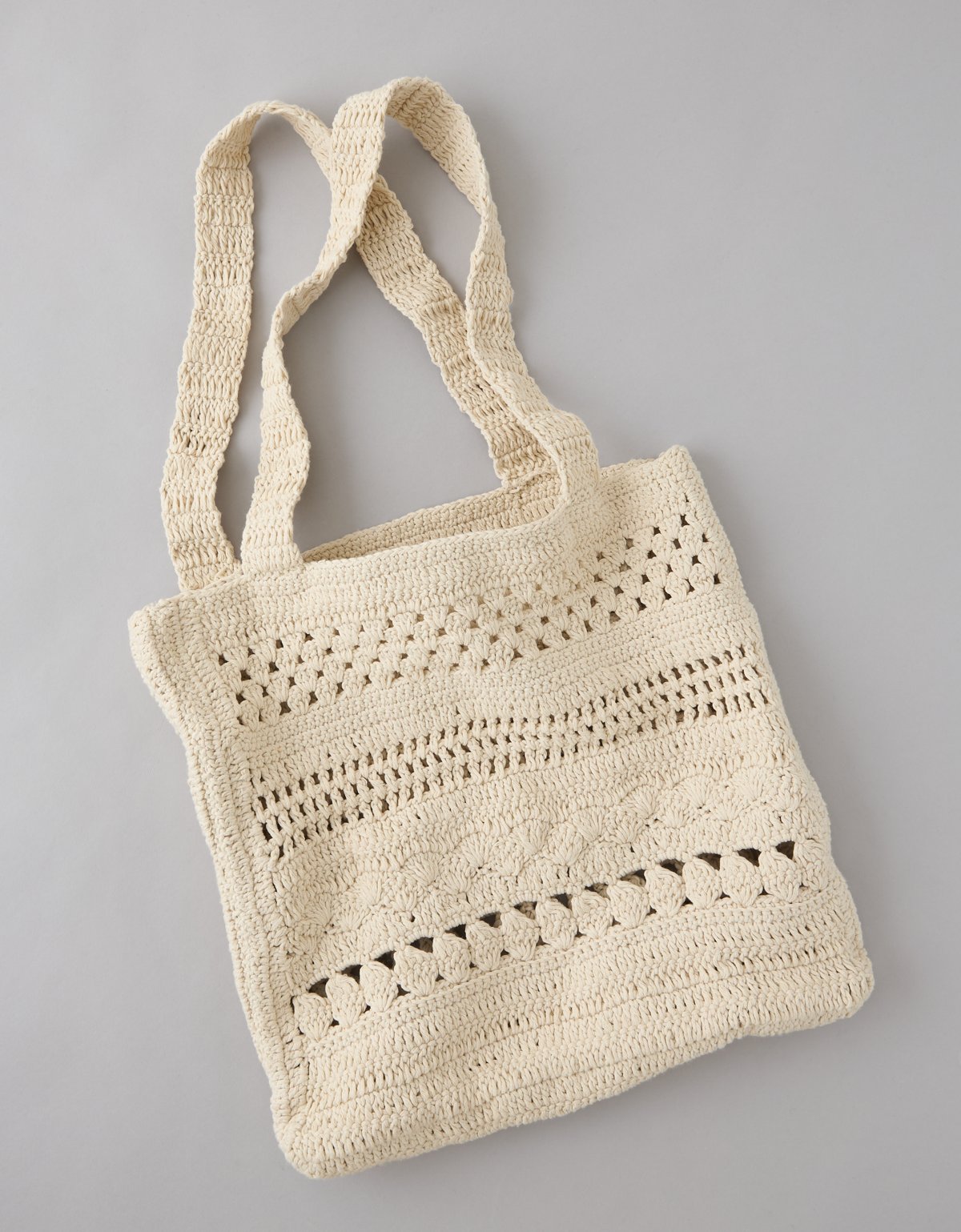 AE Crochet Knit Tote Bag - image 2