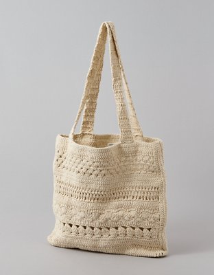 AE Crochet Knit Tote Bag from American Eagle - $35.95