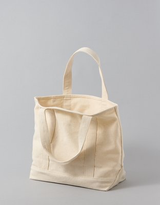AE Cotton Canvas Teddy Tote Bag