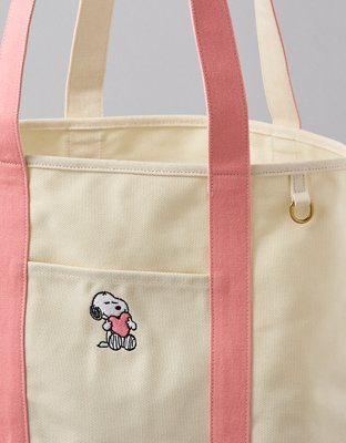 AE Off-Duty Snoopy Valentine's Day Tote Bag - image 3