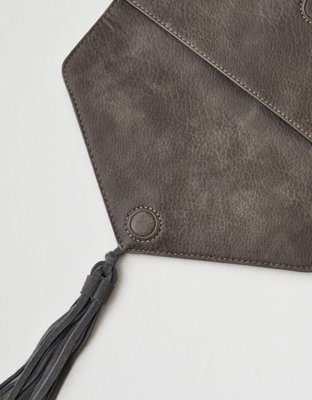 American Eagle Street Level Fringe Tote & Clutch Set — фото 4