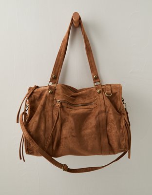AE Y2K Suede Messenger Bag