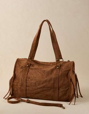 AE Y2K Suede Messenger Bag