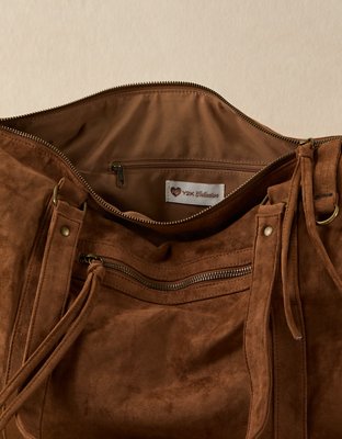AE Y2K Suede Messenger Bag
