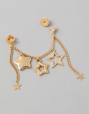 AE Gold Star Brooch