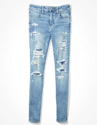 Женские джинсы American Eagle AE Ne(x)t Level Patched Jegging — фото 3