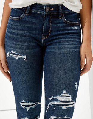 Женские джинсы American Eagle AE Ne(x)t Level Patched Low-Rise Jegging — фото 5