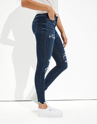 Женские джинсы American Eagle AE Ne(x)t Level Patched Low-Rise Jegging — фото 4