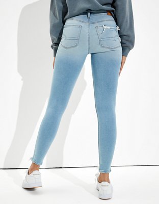 Женские джинсы American Eagle AE Ne(x)t Level Soft Knit Low-Rise Jegging — фото 2