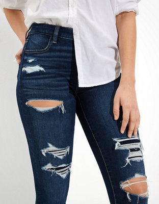 Женские джинсы American Eagle AE Dream Ripped Low-Rise Jegging — фото 5