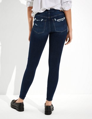 Женские джинсы American Eagle AE Dream Ripped Low-Rise Jegging — фото 2