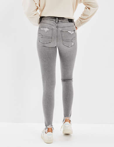Ex Designer Ladies Bosvenning Grey Jeggings Womens Jeans 