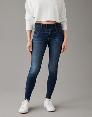 AE Next Level Patched Low-Rise Jegging  American eagle outfitters women,  Jeggings, Women jeans